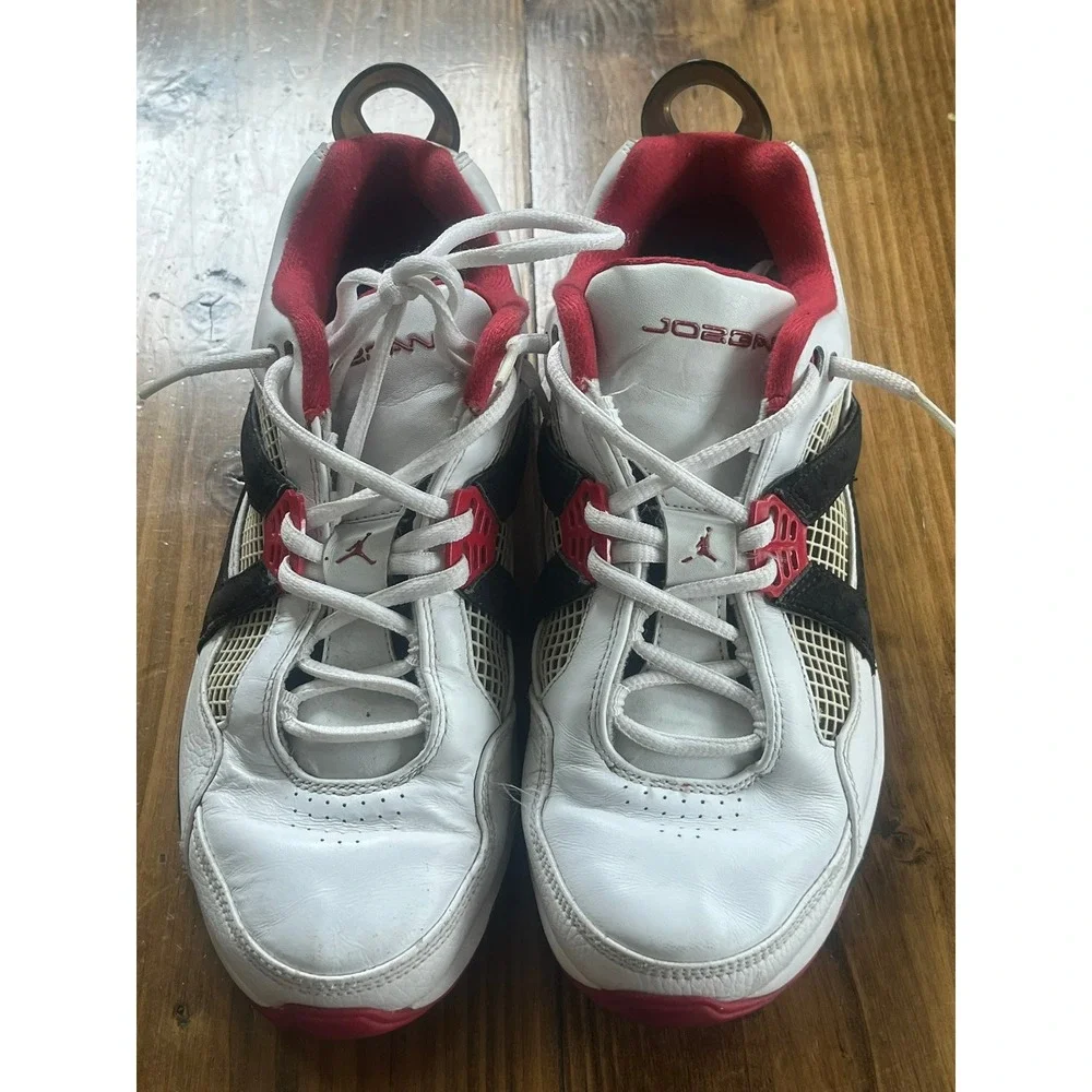 NIKE AIR JORDAN TRUNNER Q4 WHITE‎ VARSITY RED 343408-162 Size 9.5